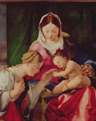 The Mystic Marriage of Saint Catherine (detail)